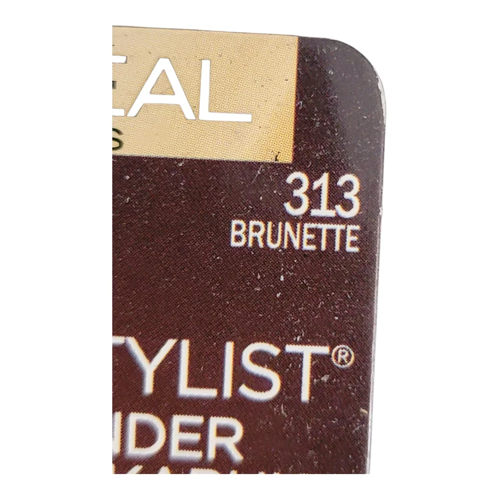Loreal Brow Stylist Kabuki Blender Brow Crayon & Kabuki 313 BRUNETTE‎